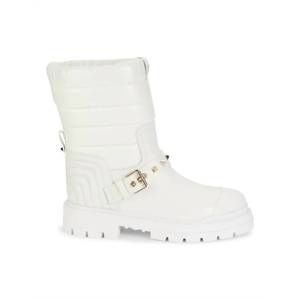 NEW VALENTINO GARAVANI women's calfskin leather ankle boots in whisper white